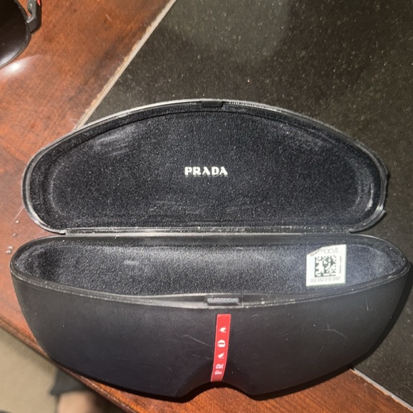 Black Prada Men’s Sunglasses with case; Like New, Very Little Wear - Picture 11 of 11